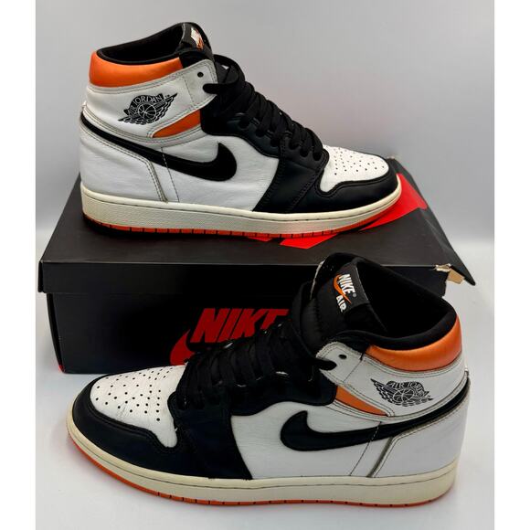 Nike Air Jordan 1 Retro High OG Electro Orange 555088-180 Sz 9.5 # 435 main image 6